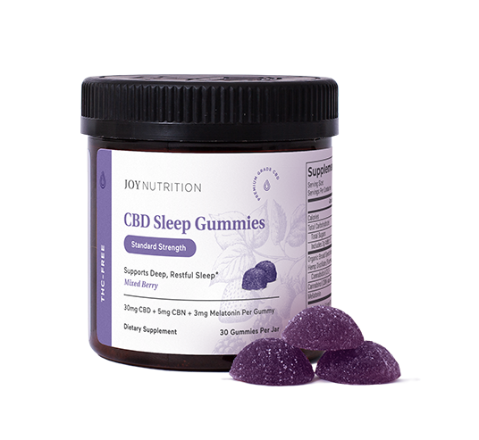 THC-Free CBD Sleep Gummies with Melatonin