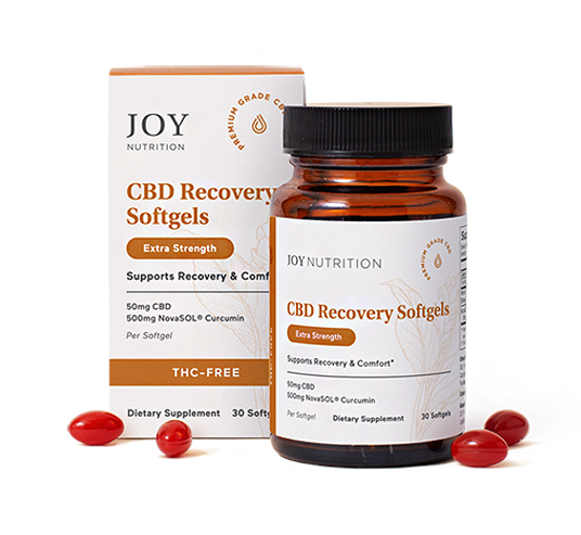 50mg CBD Softgels with 500mg Curcumin (broad-spectrum)