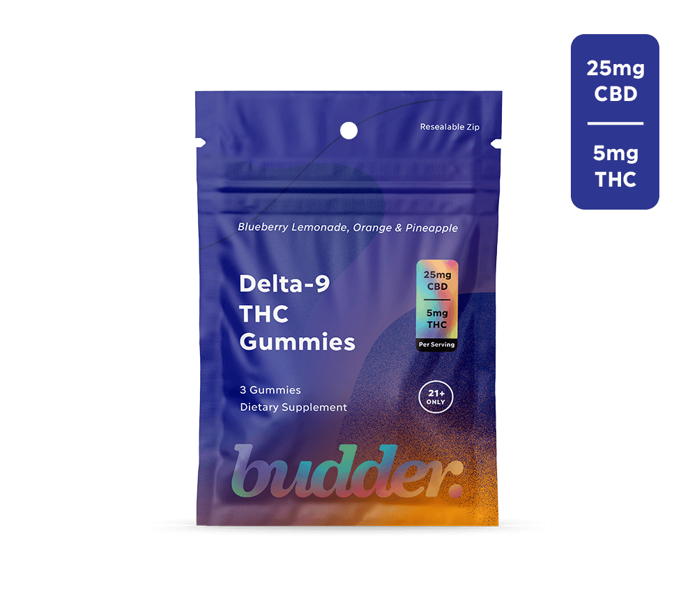 Delta 5mg 9 THC Gummies 3-Pack (Beach Flavor - Mixed)