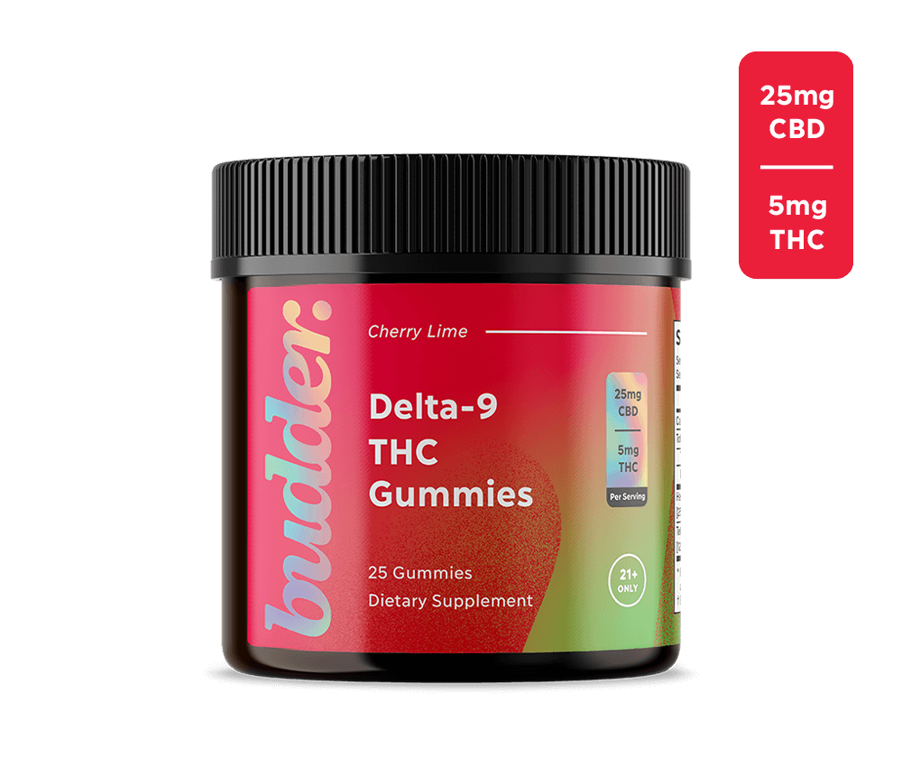 Cherry Lime 5mg Delta 9 THC Gummies (Budder)