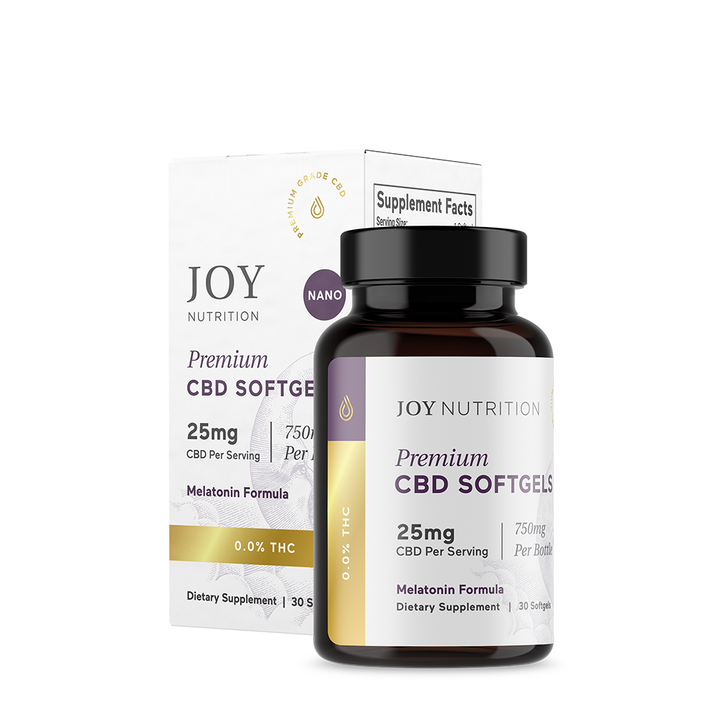Broad Spectrum CBD Softgels with Melatonin & CBN for Sleep