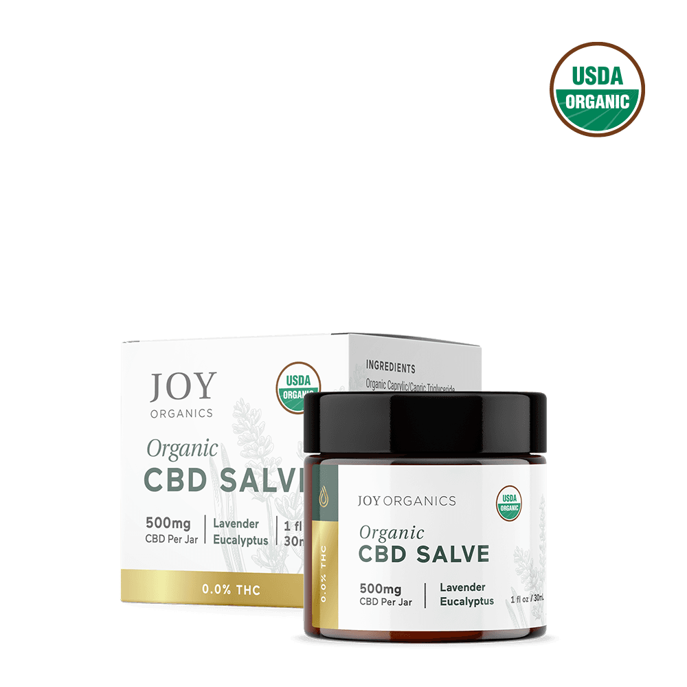 Organic CBD Salve - Lavender Eucalyptus 1oz/500mg