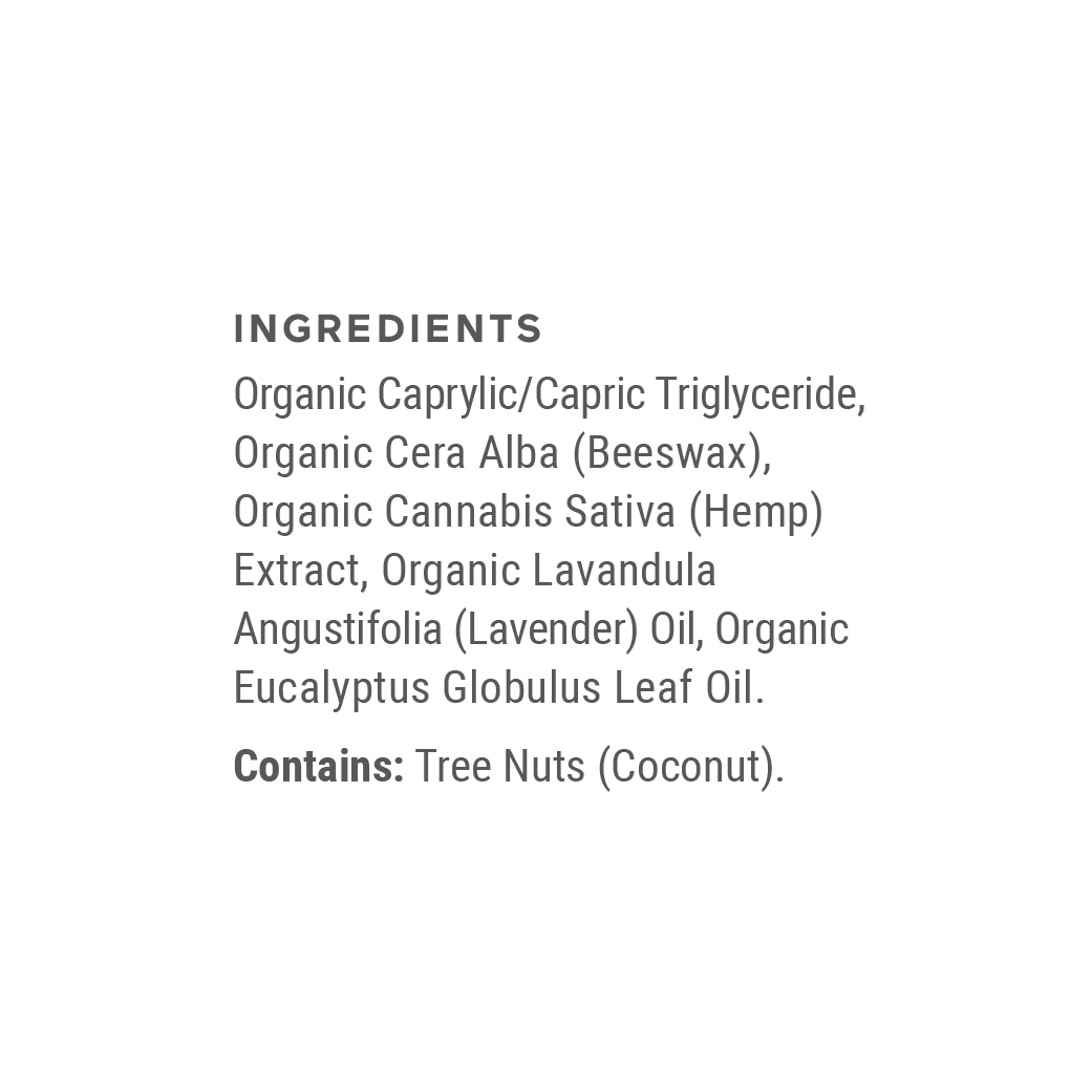 Organic CBD Salve - Lavender Eucalyptus 2oz/1000mg