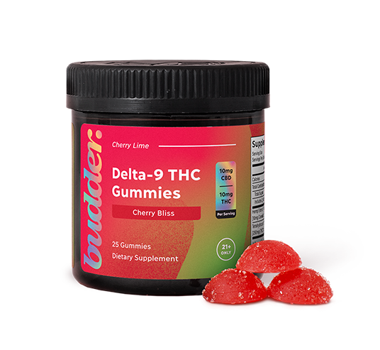 **NEW Higher Potency** Cherry Lime 10mg Delta-9 THC Gummies (Budder)