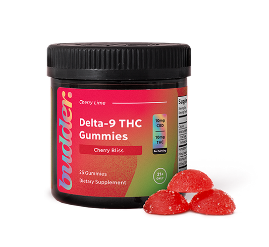 **NEW Higher Potency** Cherry Lime 10mg Delta-9 THC Gummies (Budder)