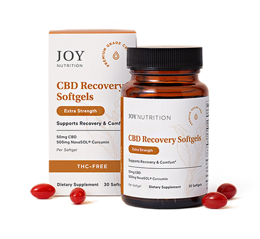 50mg CBD Softgels with 500mg Curcumin (broad-spectrum)