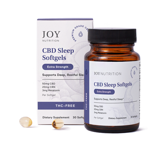 50mg Softgels with Melatonin & 20mg CBN for Sleep (broad-spectrum)