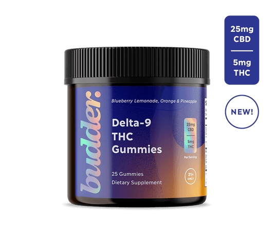 Budder 5mg Delta 9 THC Gummies (Assorted)