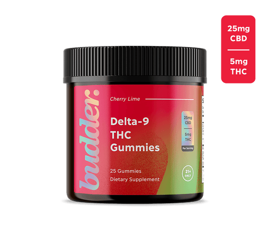 Cherry Lime 5mg Delta 9 THC Gummies (Budder)