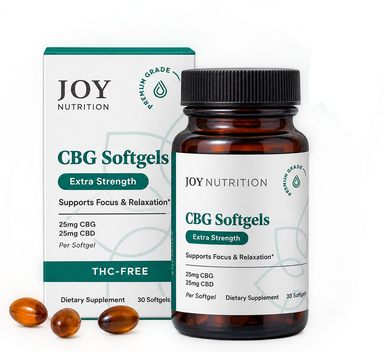 Broad Spectrum CBG Softgels with CBD