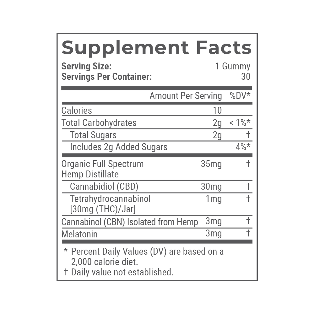 CBD Gummies for Sleep (Mixed Berry)