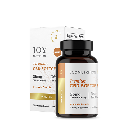 Broad Spectrum CBD Softgels with Curcumin