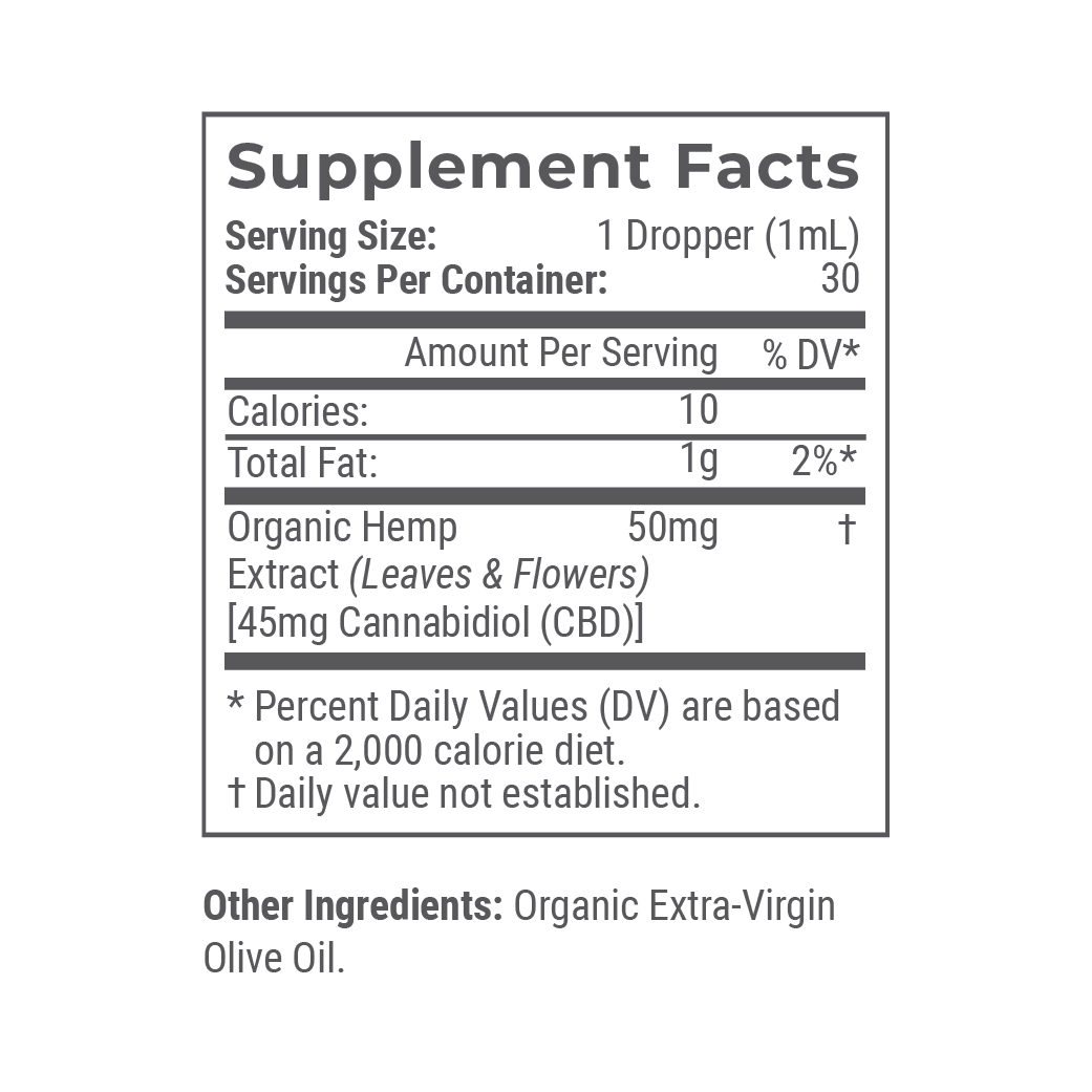 Unflavored: Organic Broad Spectrum CBD Tincture