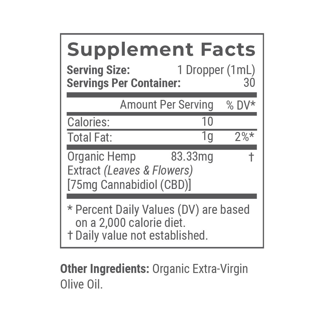 Unflavored: Organic Broad Spectrum CBD Tincture