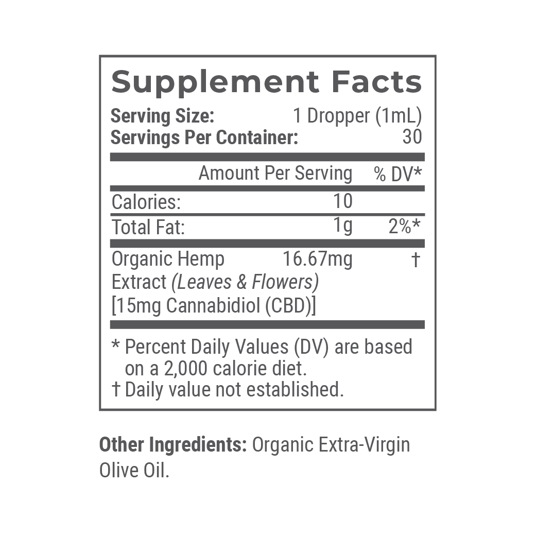 Unflavored: Organic Broad Spectrum CBD Tincture